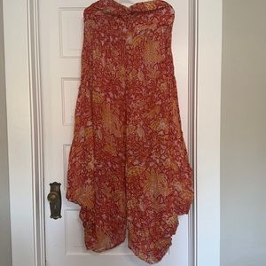 Anthropologie Sleeveless Lurex Jumpsuit